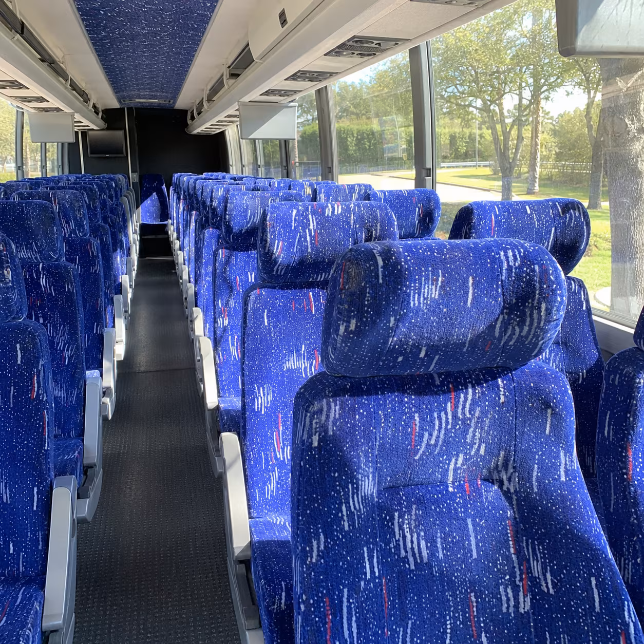 charter bus shuttle service for westminster warehouse and distribution groups