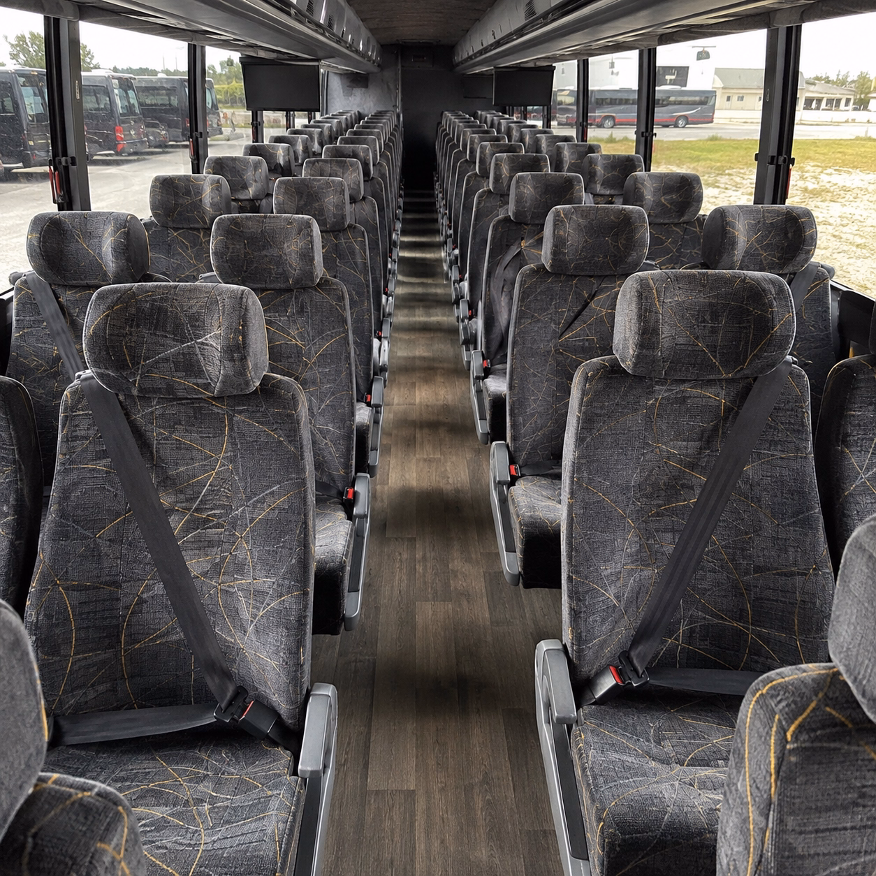 westminster charter bus inside